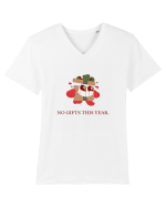 no gifts this year Tricou mânecă scurtă guler V Bărbat Presenter