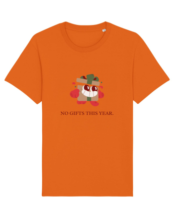 no gifts this year Bright Orange