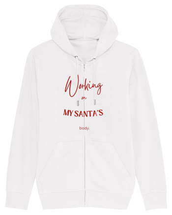 working on my santa s body White