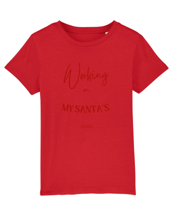 working on my santa s body Red