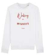 working on my santa s body Bluză mânecă lungă Unisex Rise