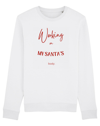 working on my santa s body White