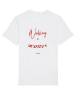 working on my santa s body Tricou mânecă scurtă Unisex Rocker