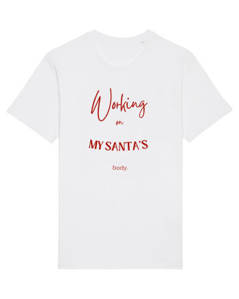 working on my santa s body White