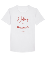 working on my santa s body Tricou mânecă scurtă guler larg Bărbat Skater