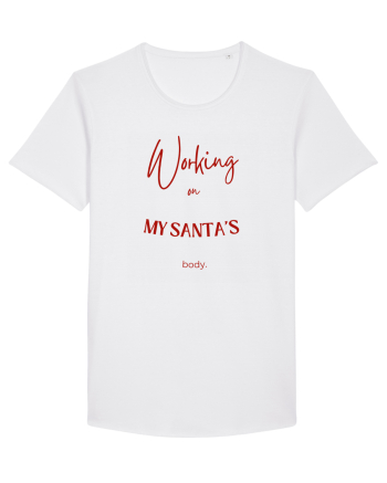 working on my santa s body White