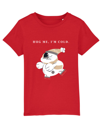 hug me i m cold Red