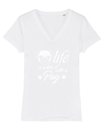 Pug life White