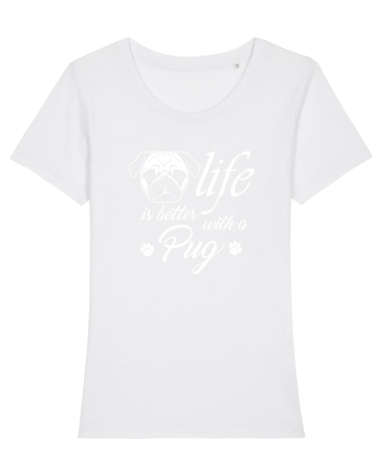 Pug life White