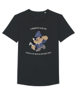cuminte sau nu... exista un mos si pentru tine Tricou mânecă scurtă guler larg Bărbat Skater