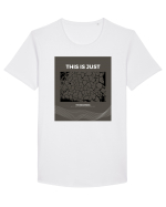 this is just... Tricou mânecă scurtă guler larg Bărbat Skater