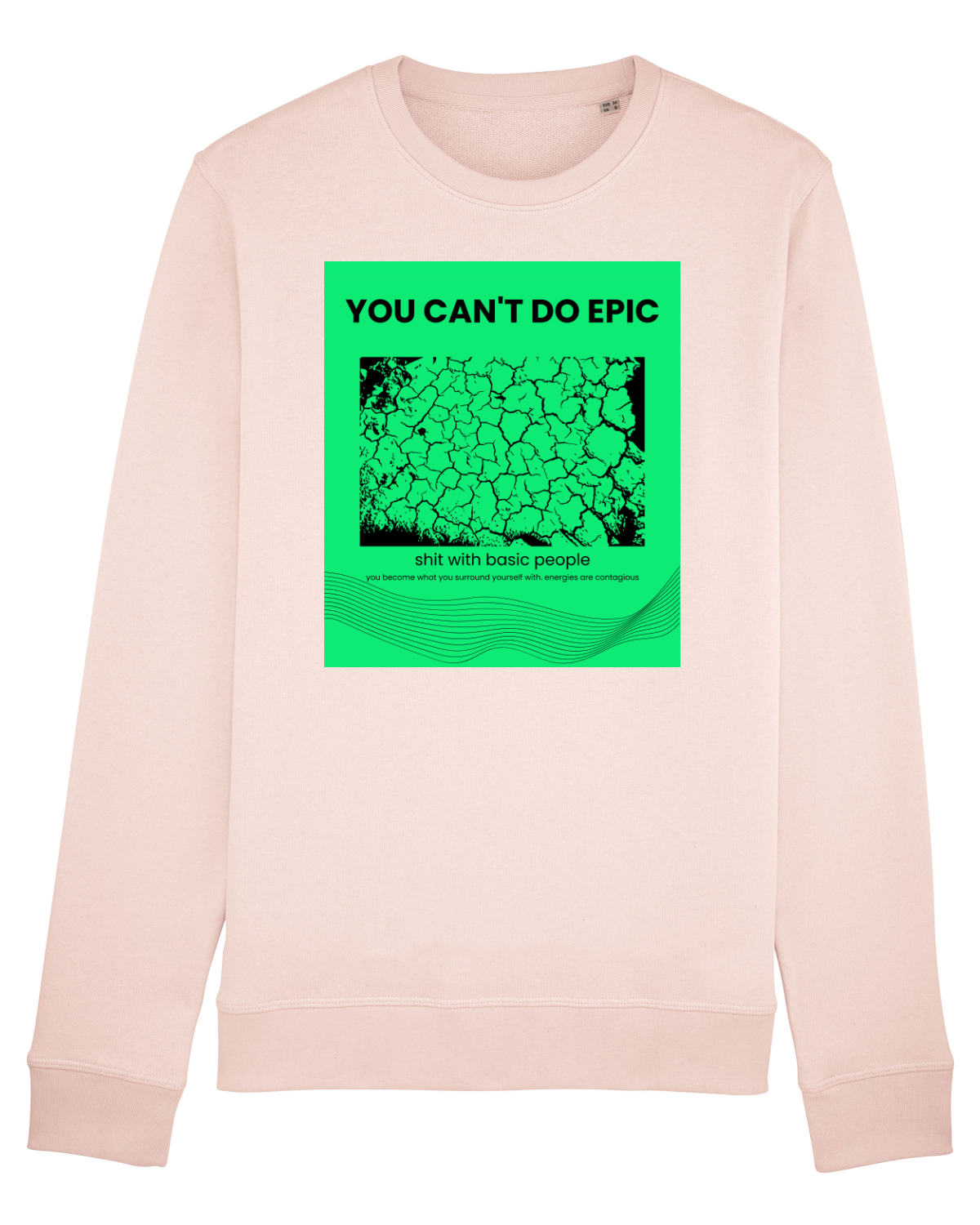 Bluză mânecă lungă Unisex Rise Candy Pink