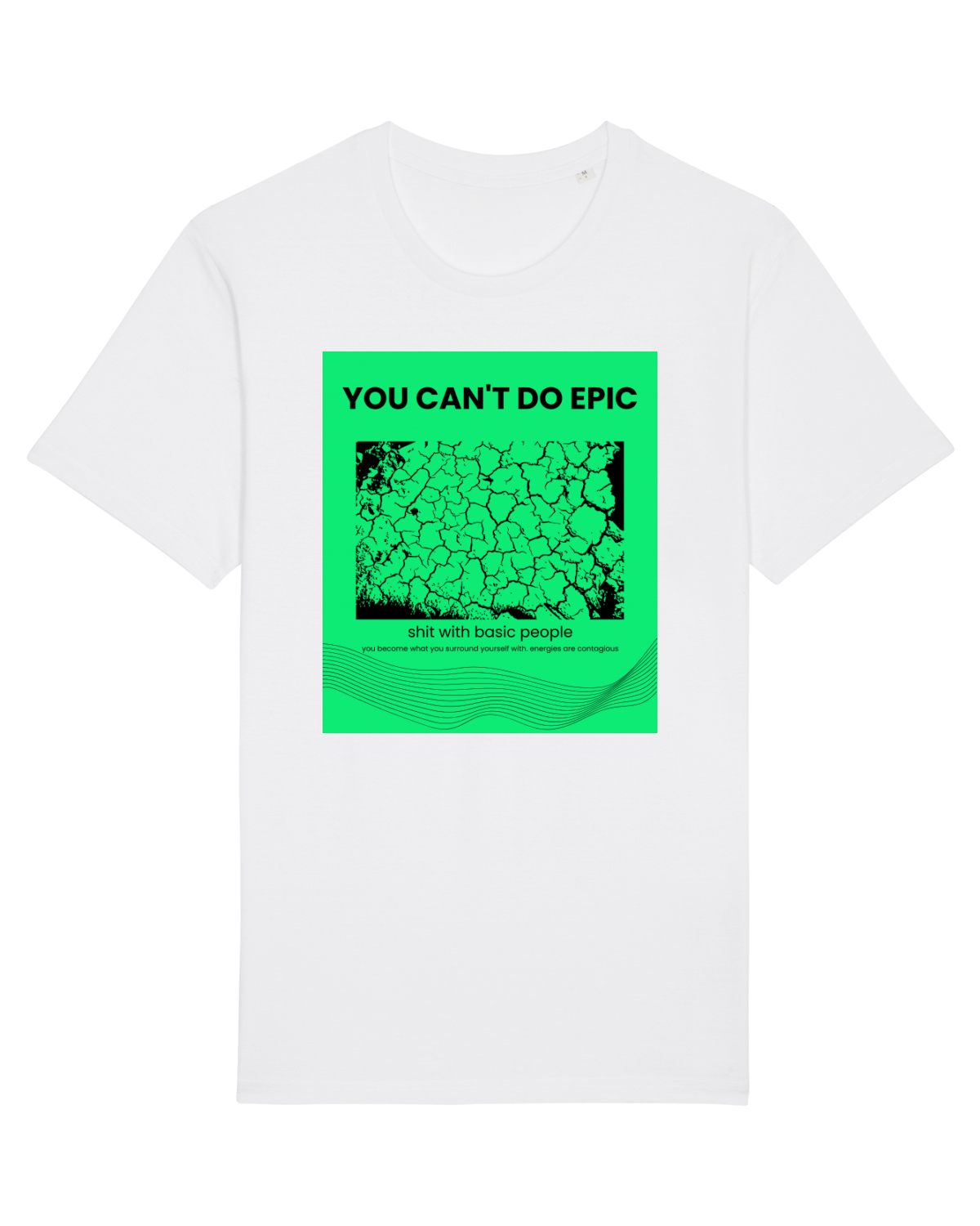 Tricou mânecă scurtă Unisex Rocker White
