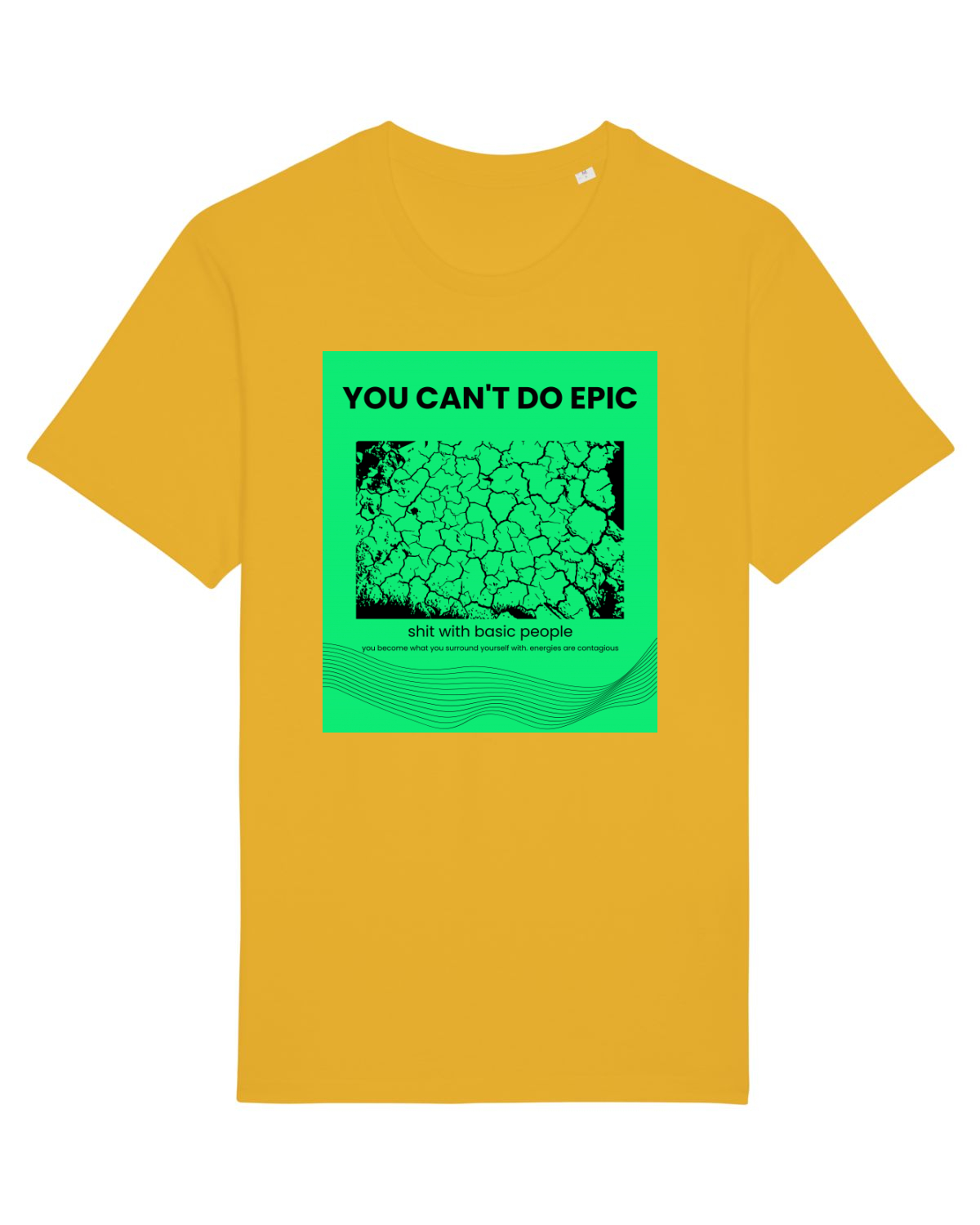Tricou mânecă scurtă Unisex Rocker Spectra Yellow
