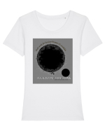 don t settle for less just because it s available Tricou mânecă scurtă guler larg fitted Damă Expresser
