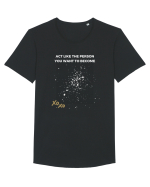 act like... Tricou mânecă scurtă guler larg Bărbat Skater