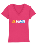 Rampage Tricou mânecă scurtă guler V Damă Evoker