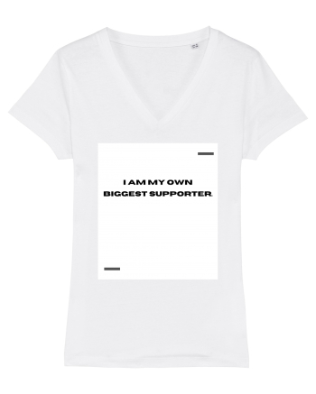 I am my own biggest supporter. White