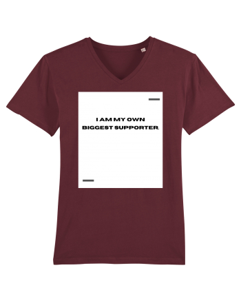 I am my own biggest supporter. Burgundy