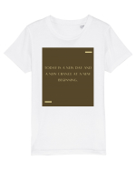 Today is a nwe day and a new chance at a new beginning. Tricou mânecă scurtă  Copii Mini Creator