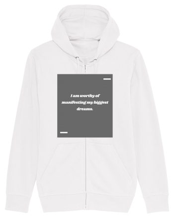 I am worthy of manifesting my biggest dreams. White