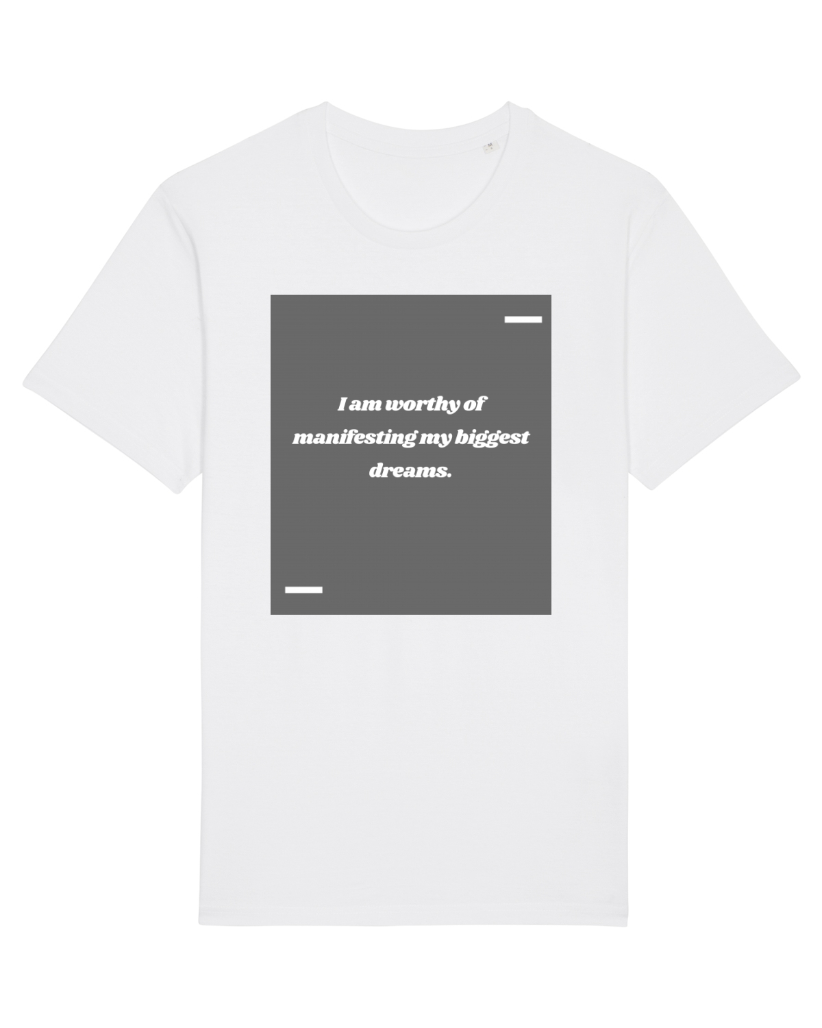Tricou mânecă scurtă Unisex Rocker White