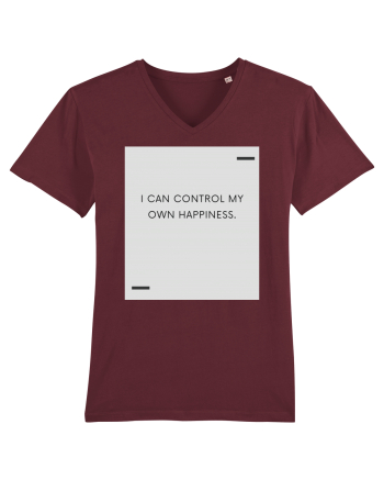 I can control my own happiness. Burgundy