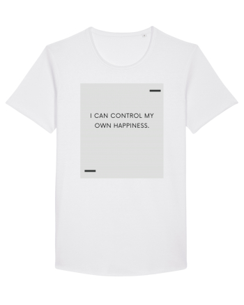 I can control my own happiness. White
