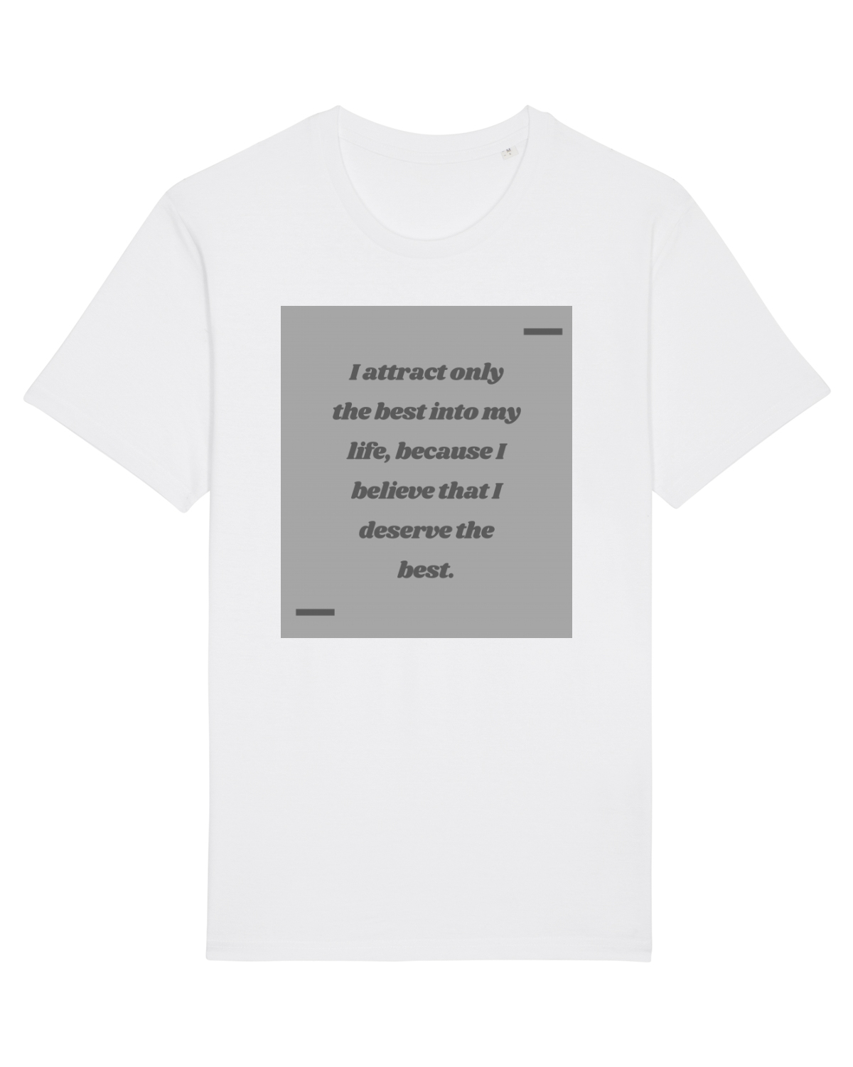 Tricou mânecă scurtă Unisex Rocker White