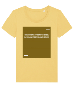 I will become someone who feels naturally positive all the time. Tricou mânecă scurtă guler larg fitted Damă Expresser