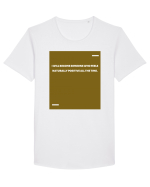 I will become someone who feels naturally positive all the time. Tricou mânecă scurtă guler larg Bărbat Skater