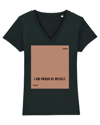 I am proud of myself. Black