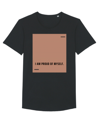 I am proud of myself. Black