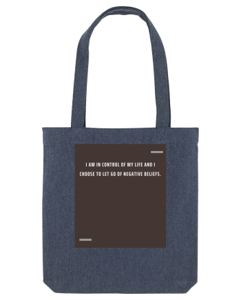 I am in control of my life and I choose to let go of negative beliefs. Midnight Blue