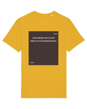 I am in control of my life and I choose to let go of negative beliefs. Spectra Yellow