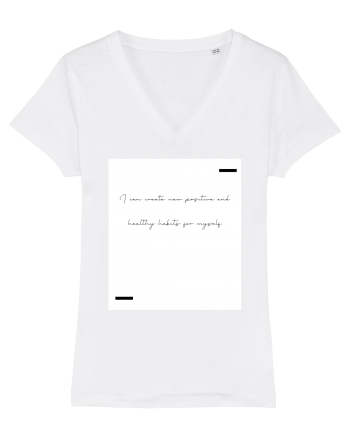 I can create new positive and healthy habits for myself. White