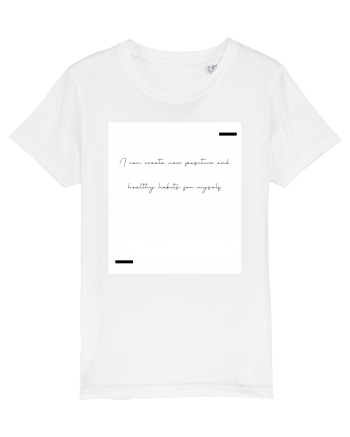 I can create new positive and healthy habits for myself. White