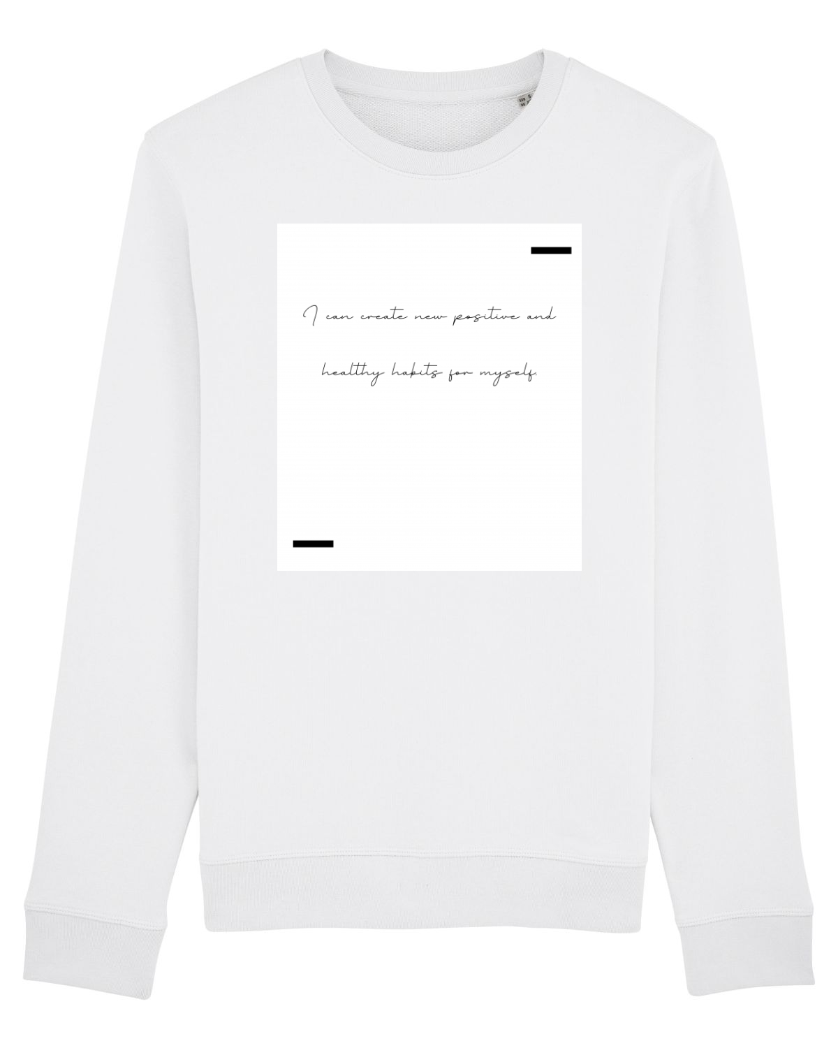 Bluză mânecă lungă Unisex Rise White