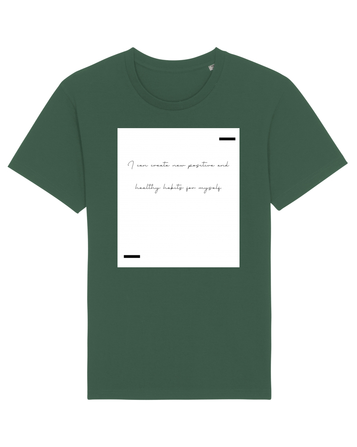 Tricou mânecă scurtă Unisex Rocker Bottle Green