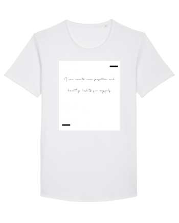 I can create new positive and healthy habits for myself. White