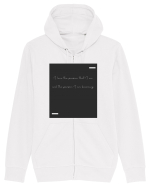 I love the person that I am and the person I am becoming. Hanorac cu fermoar Unisex Connector