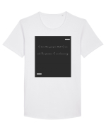I love the person that I am and the person I am becoming. Tricou mânecă scurtă guler larg Bărbat Skater