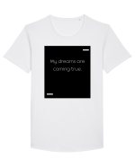 My dreams are coming true. Tricou mânecă scurtă guler larg Bărbat Skater