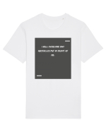 I will overcome any abstacles put in front of me. Tricou mânecă scurtă Unisex Rocker