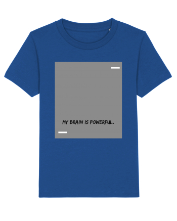 My brain is powerful. Majorelle Blue