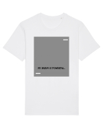 My brain is powerful. Tricou mânecă scurtă Unisex Rocker