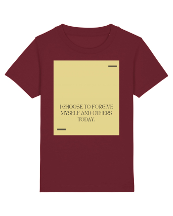 I choose to forgive myself and others today. Burgundy