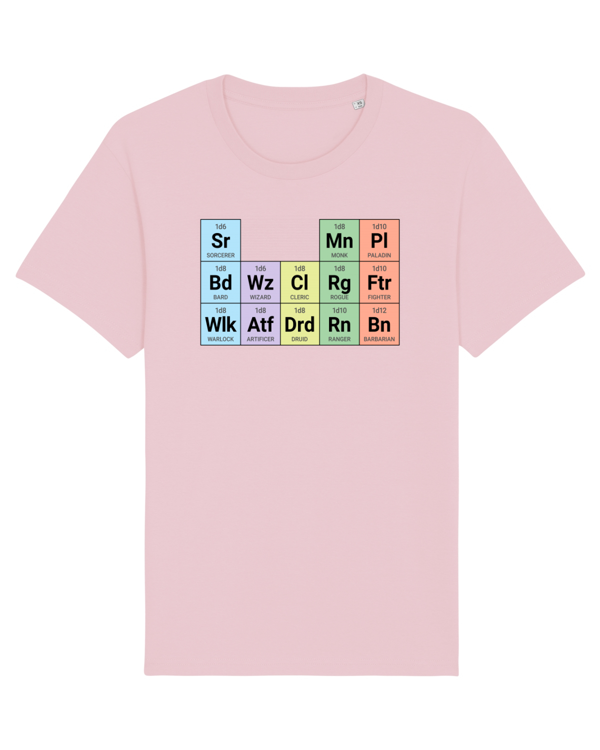 Tricou mânecă scurtă Unisex Rocker Cotton Pink