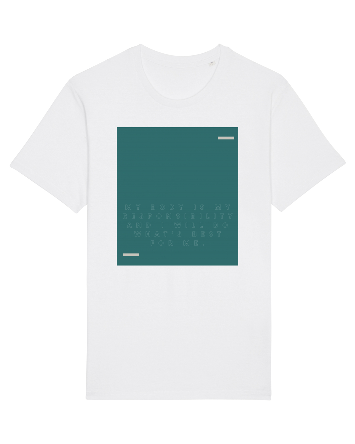 Tricou mânecă scurtă Unisex Rocker White