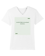 I am full of light, love and good vibrations. Tricou mânecă scurtă guler V Bărbat Presenter